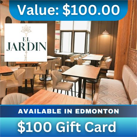 $100 Gift Card  | El Jardin