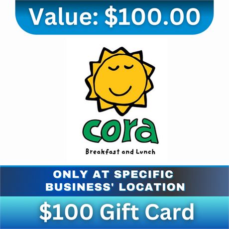 $100 Gift Card | Cora