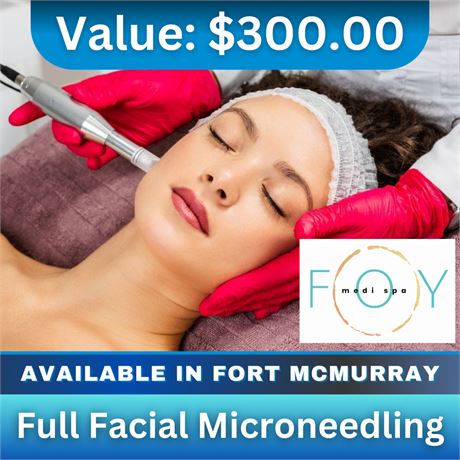 Full Facial Microneedling