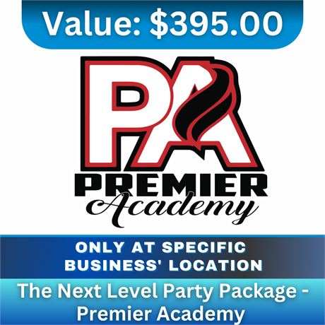 The Next Level Party Package - Premier Academy