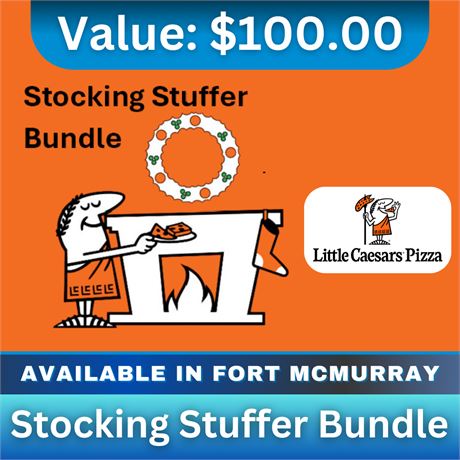 Little Caesars Stocking Stuffer Bundle ($100 Value)