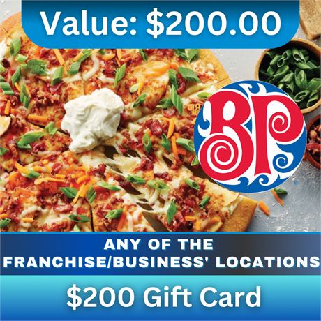 $200 Gift Card | Boston Pizza