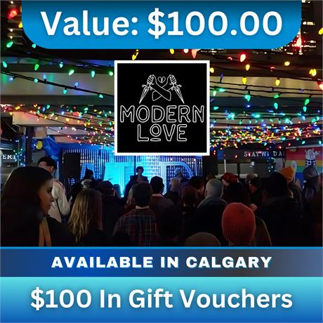 $100 in Gift Vouchers | Modern Love