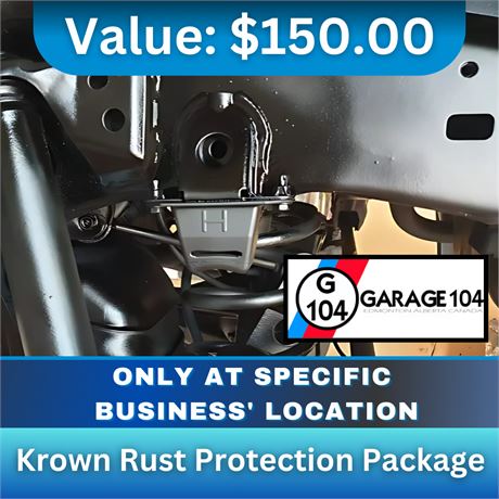 Krown Rust Protection Package