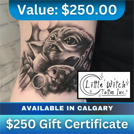 $250 Gift Certificate | Little Witch Tattoo