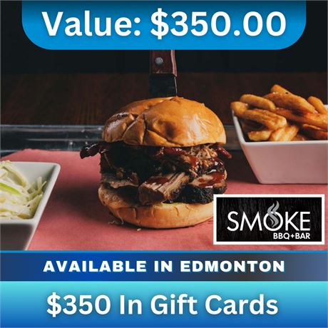 $350 in Gift Cards | Smoke Bar