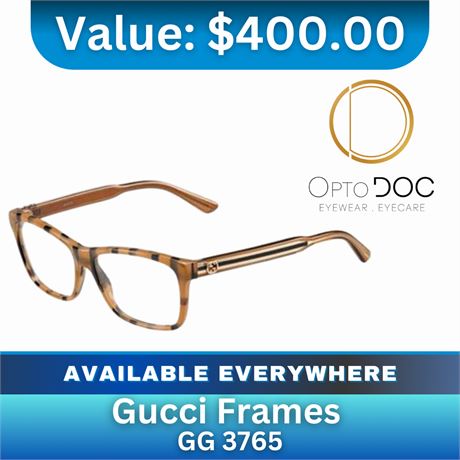 Gucci Frames Gg 3765 $400