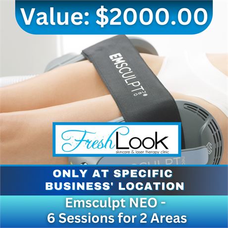 Emsculpt Neo - 6 Sessions For Two Areas