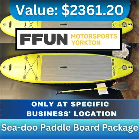 Ffun Motorsports Yorkton - Sea-doo Paddle Board package