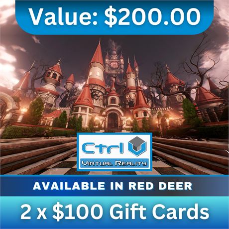 2 x $100 Gift Cards | CTRL V