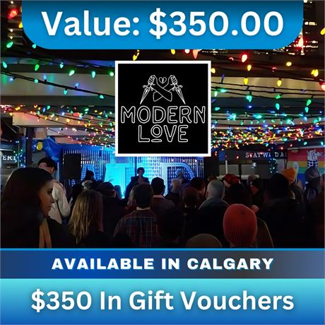 $350 in Gift Vouchers | Modern Love