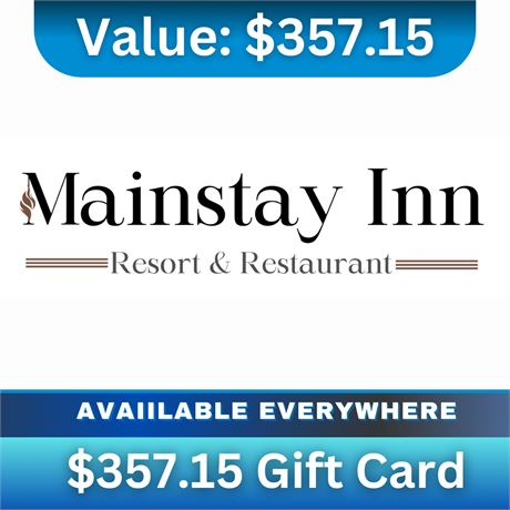 Mainstay Inn Resort & Restaurant Gift Card