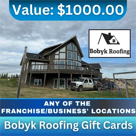 Bobyk Roofing Gift Cards