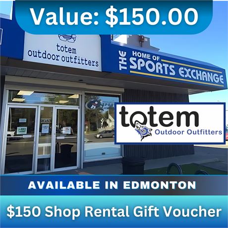 $150 Shop Rental Gift Voucher