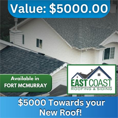 East Coast Roofing & Siding - $5000 Towards your New Roof!