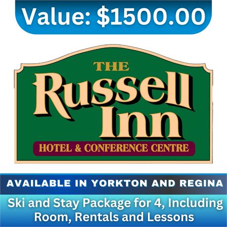 Ski and Stay Package for 4, including room, rentals and lessons for 4 people.