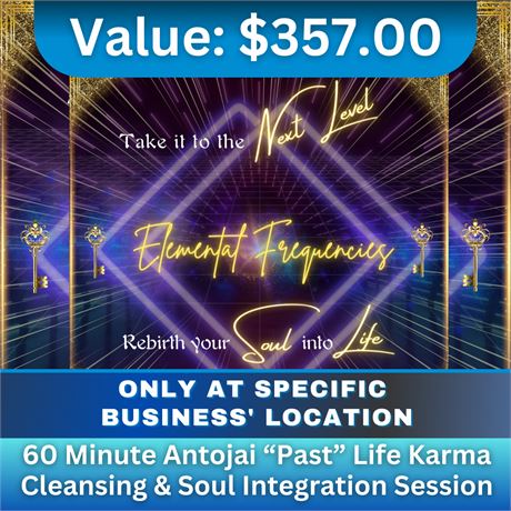 60 Minute Antojai Past Life Karma Cleansing & Soul Integration Session