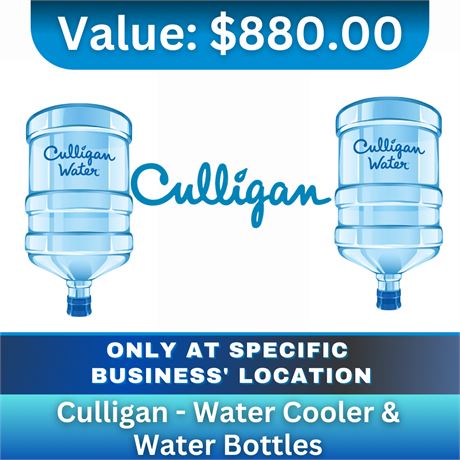 Culligan - Water Cooler & Water Bottles