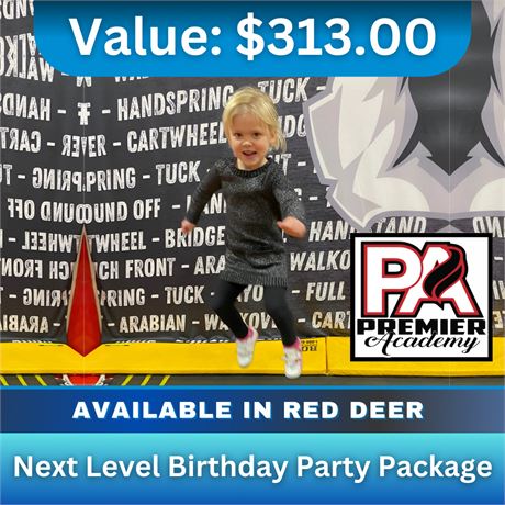 Next Level Birthday Party Package