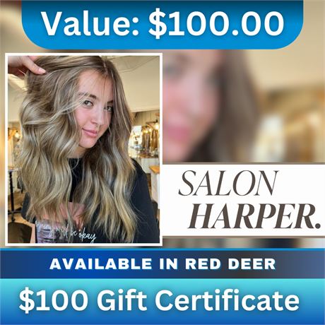 Salon Harper | $100 Gift Certificate