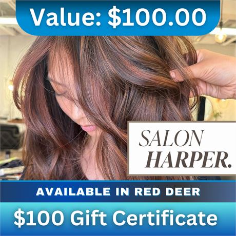 Salon Harper | $100 Gift Certificate