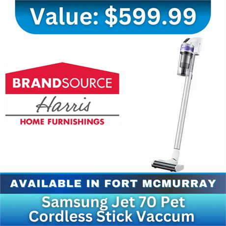 Harris Appliance & Furniture - SAMSUNG JET 70 PET CORDLESS STICK VACUUM