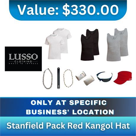 Stanfield Pack Red Kangol Hat