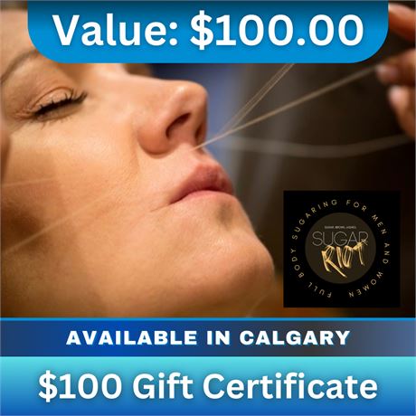 Gift Certificate $100 | Sugar Riot