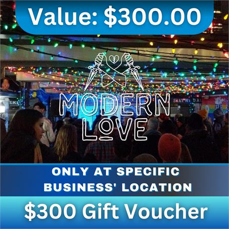 $350 in Gift Vouchers | Modern Love