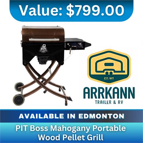 PIT Boss Mahogany Portable Wood PELLET GRILL