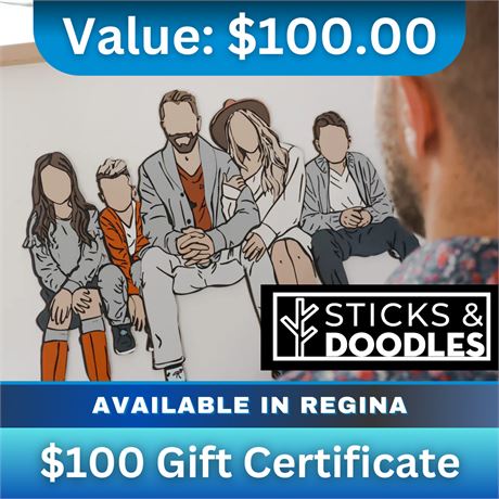 $100 Gift Certificate | Sticks & Doodles