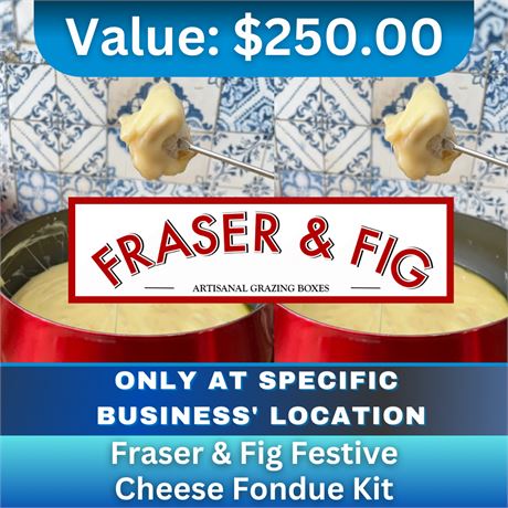 Fraser & Fig Festive Cheese Fondue Kit