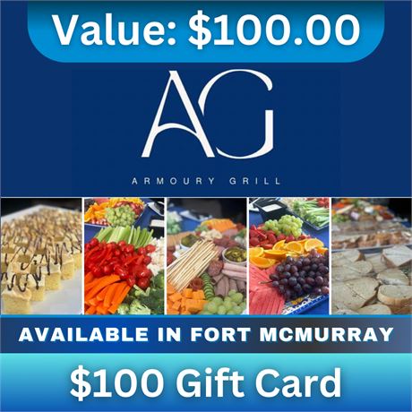 $100 Gift Card | Armoury Grill