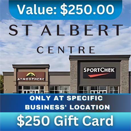 $250 Gift Card | St Albert Centre