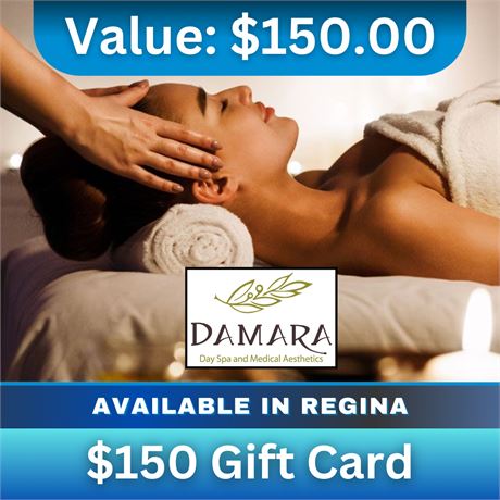 $150 Gift Card to Damara Day Spa's Four Regina Locations