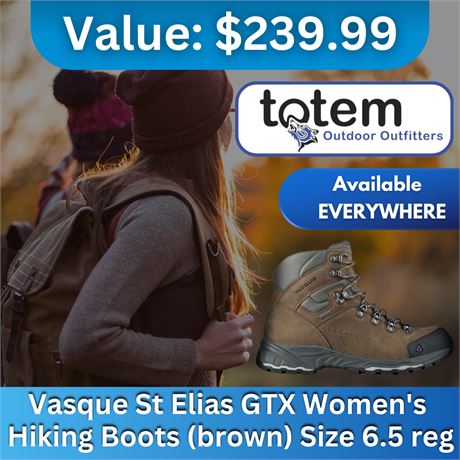 Vasque St Elias GTX Women's Hiking Boots (brown) Size 6.5 reg