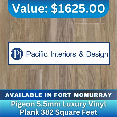 Pigeon 5.5mm Luxury Vinyl Plank 382 square feet