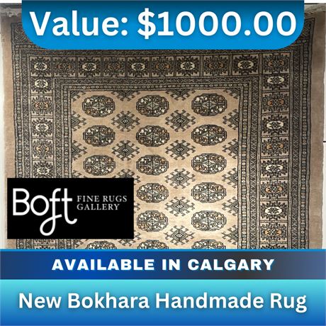 New Bokhara handmade rug