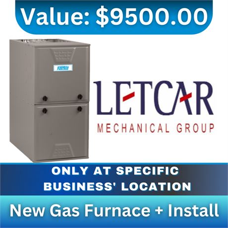 Letcar Mechanical Group - New Gas Furnace + Install