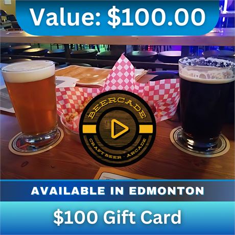 $100 in Gift Cards | Beercade