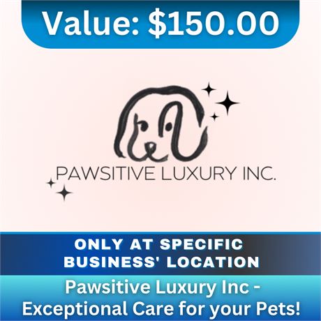 Pawsitive Luxury Inc | Exceptional Care for your Pets