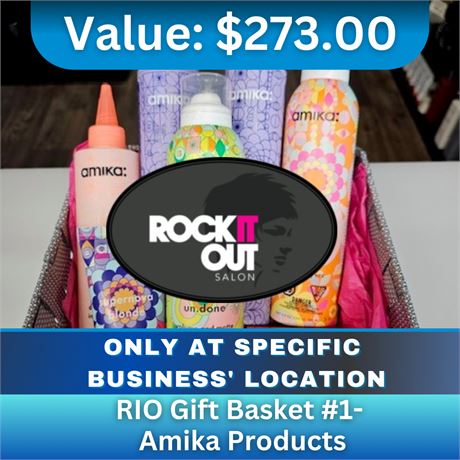 RIO Gift Basket #1- Amika Products