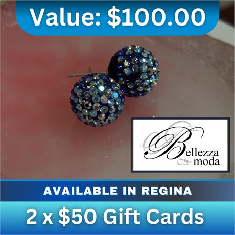 2 X $50 Gift Cards to Bellezza Moda Beauty and Fashion