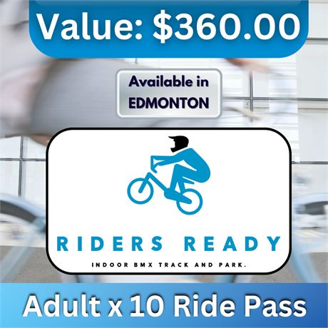 $360 Value - Adult x 10 Ride Pass