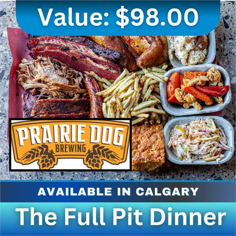 Prairie Dog Brewery - The Full Pit Dinner