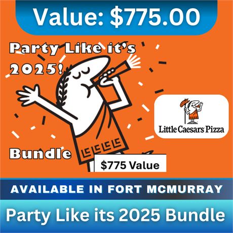 Little Caesars Party Like its 2025 Bundle ($780 Value)