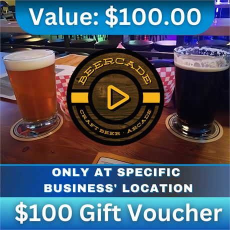 $100 Gift Vouchers | Beercade