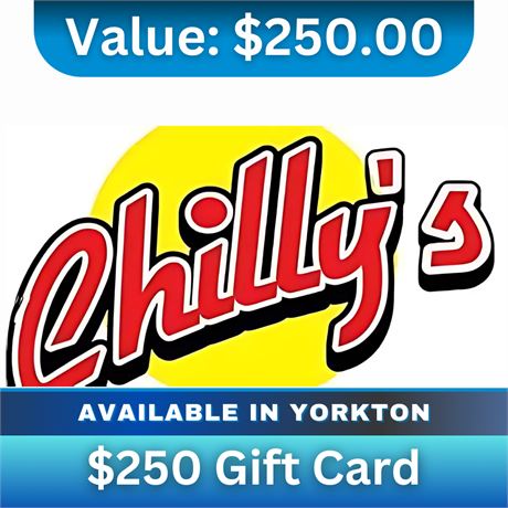 $250 Gift Card of Chilly's Heating and Cooling Yorkton