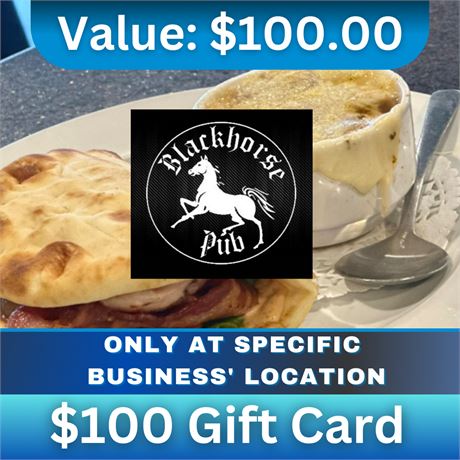 $100 Gift Card | Blackhorse Pub