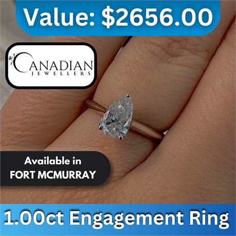 Canadian Jewellers | 1.00ct Engagement Ring